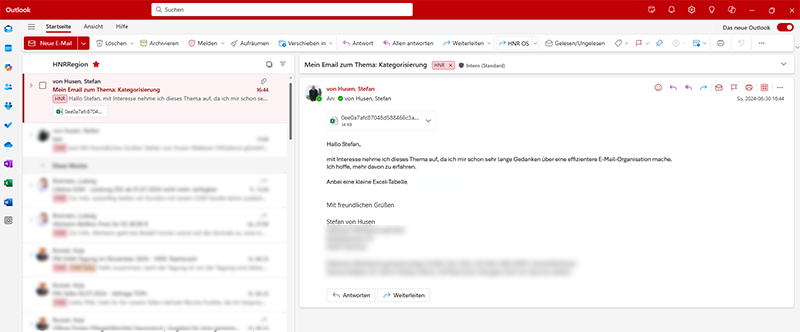 Outlook 365 – Kategorisierung mit Power Automate – Teil 1(2)